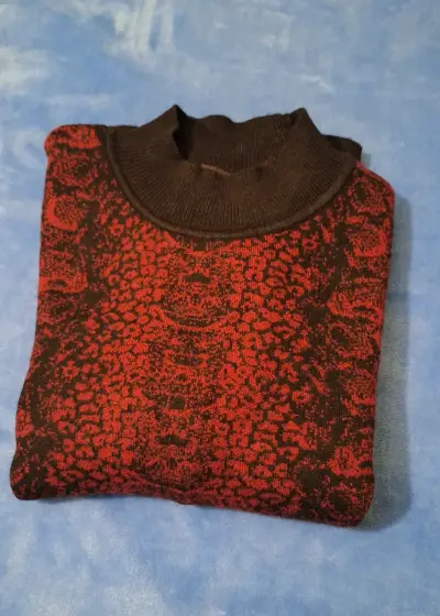 Suéter Mujer Rojo y Negro Mossimo - miniatura 2