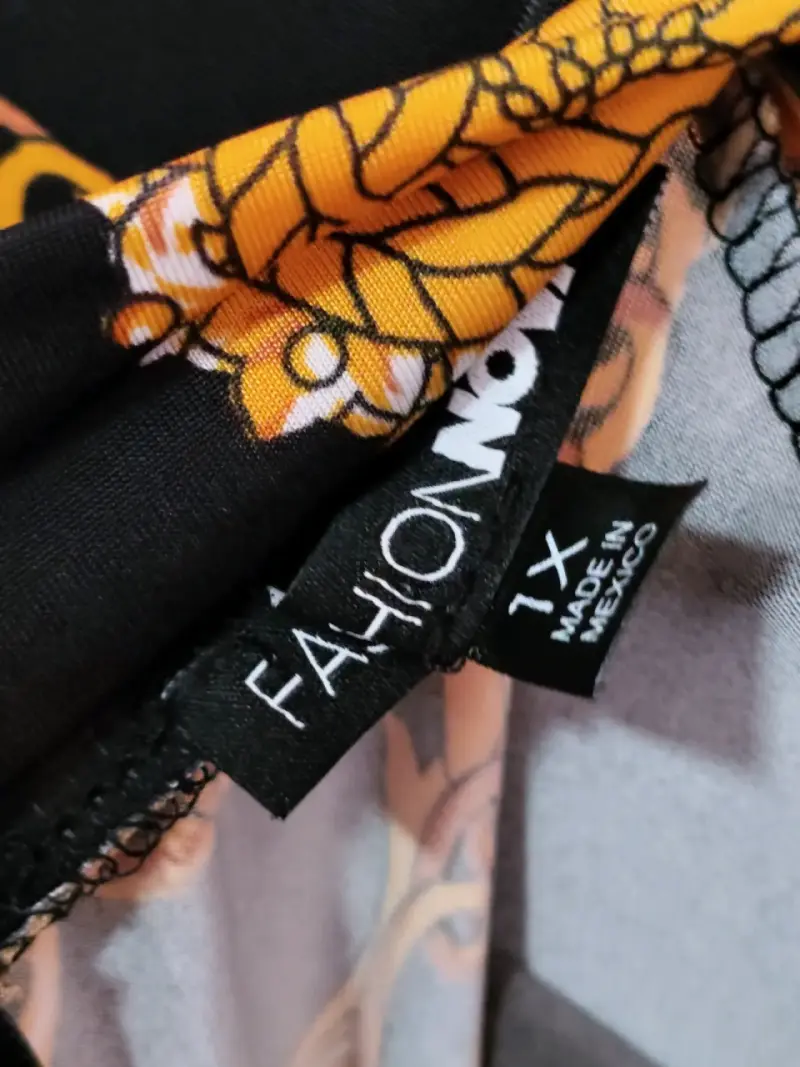 [nuevo] Enterito estampado dorado Fashion Nova - 3