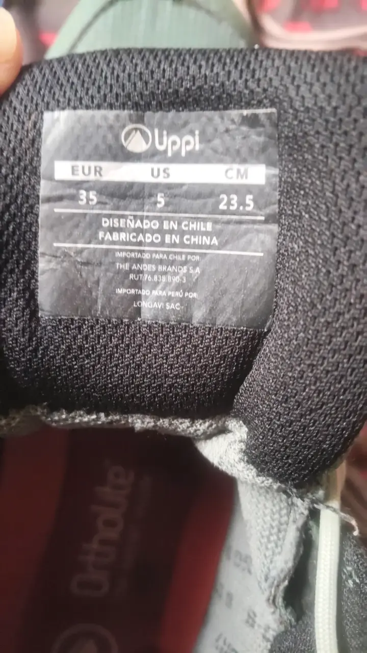 Zapatillas de trekking Uppi Vulcano verdes - 2
