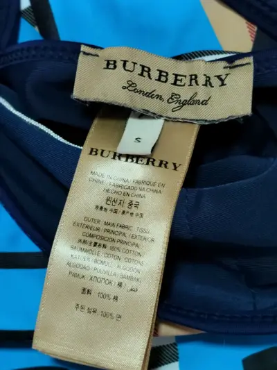 [nuevo] Traje de baño Burberry estampado azul - miniatura 3