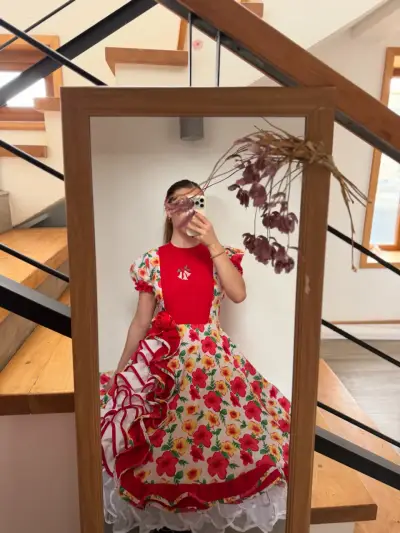 Falso para vestido de cueca profesional - miniatura 3