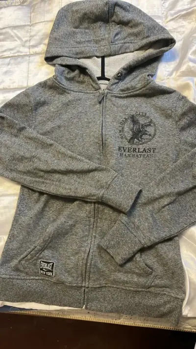 Polerón Everlast gris con capucha - miniatura 1