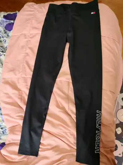 [nuevo] Leggings deportivos negros Tommy Hilfiger - miniatura 1
