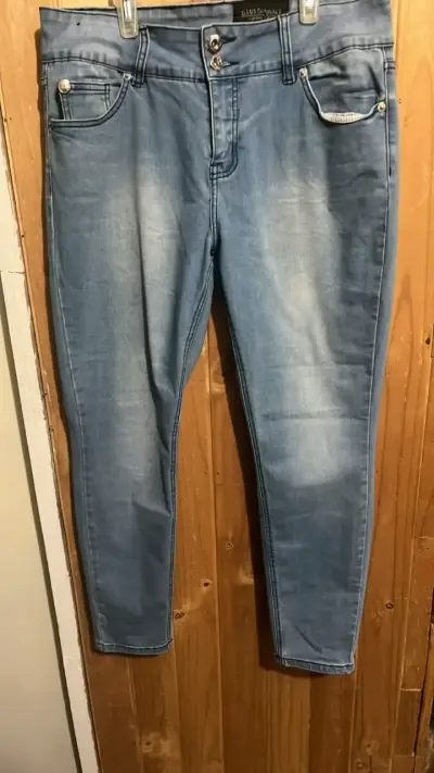 Jeans azules de mezclilla talla 46 - miniatura 1
