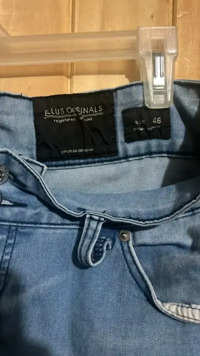 Jeans azules de mezclilla talla 46 - miniatura 2