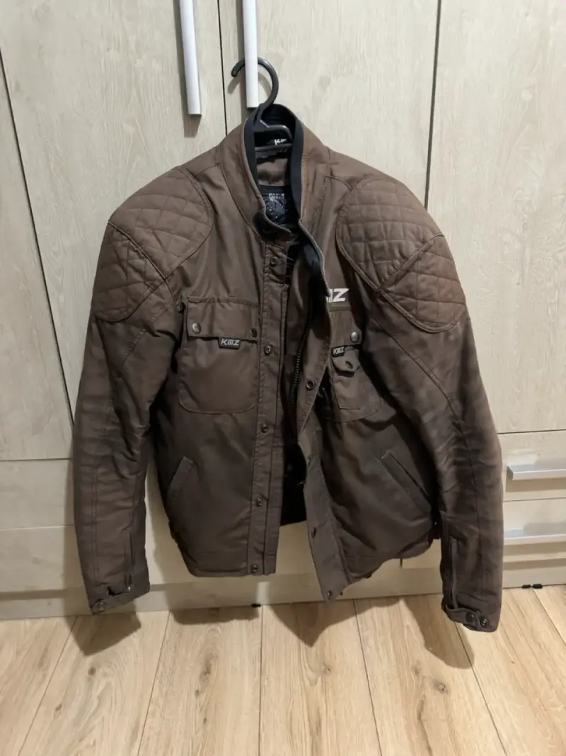 Chaqueta de moto marrón KMZ - 2