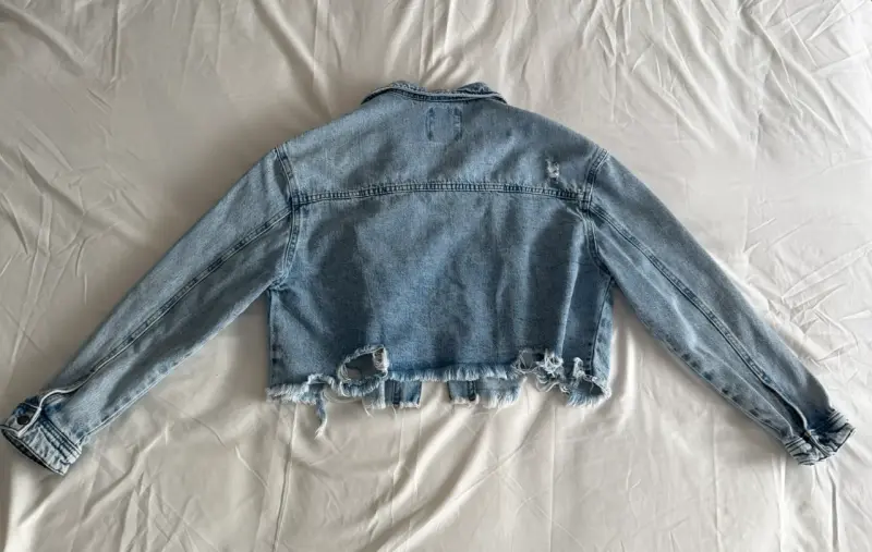 Chaqueta de mezclilla corta Youcom para mujer - 2
