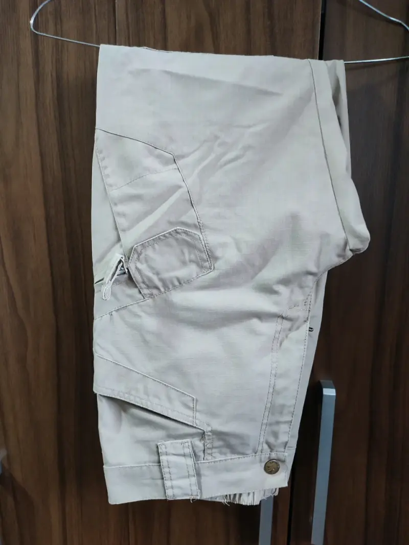 Bermudas cargo beige Talla S - 2