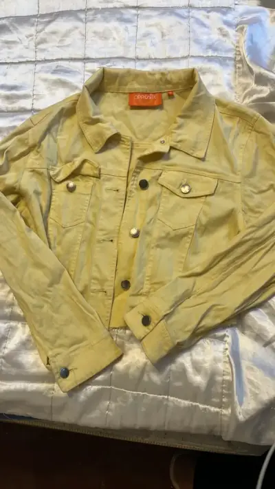 Chaqueta amarilla de mezclilla Opposite - miniatura 1