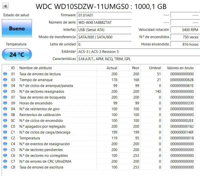 Disco Duro Externo WD My Passport 1TB USB 3.0 - 3