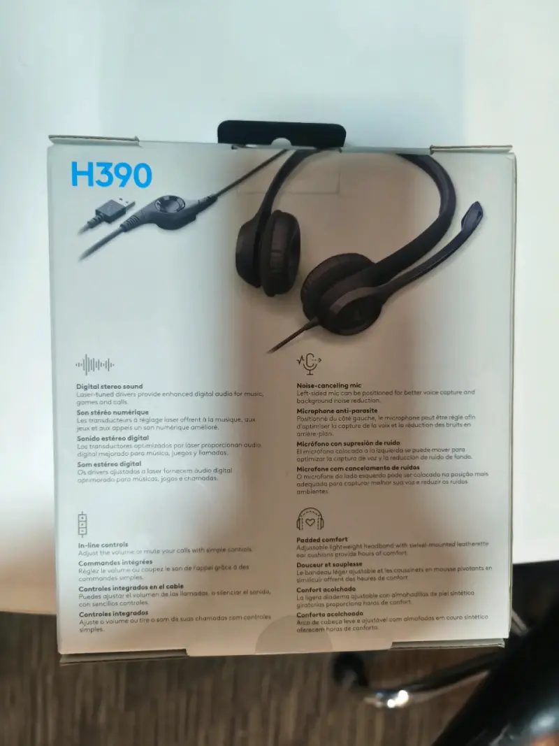 Auriculares USB Logitech H390 con micrófono - 2
