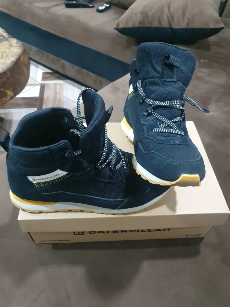 Botas Caterpillar negras para hombre