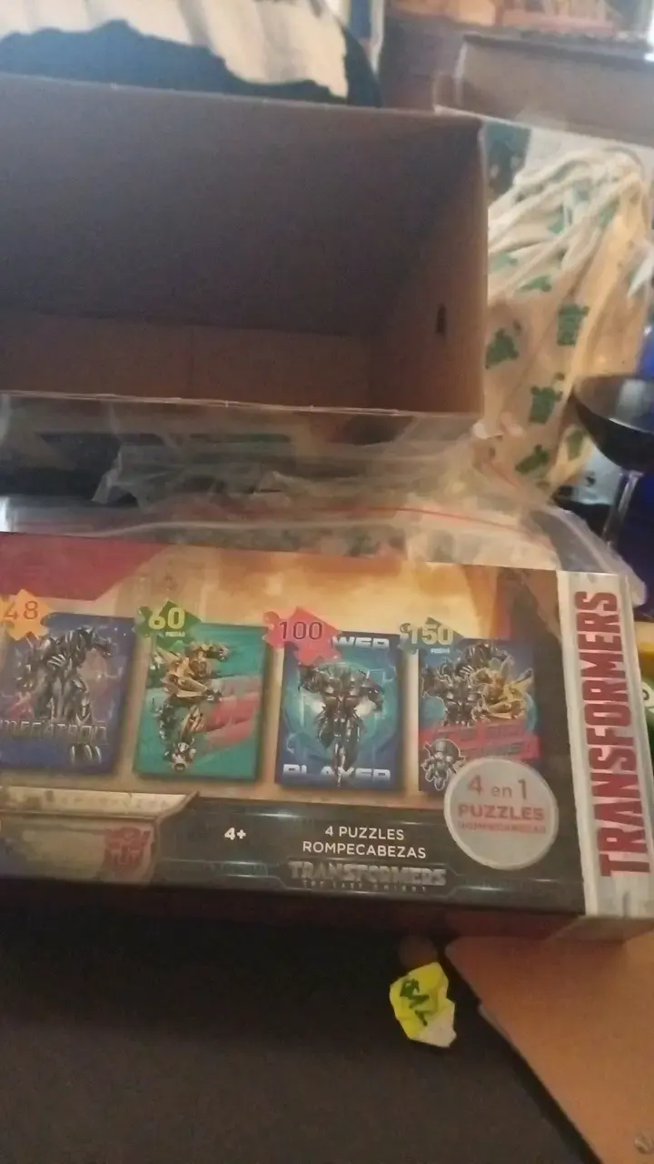 Set de 4 rompecabezas Transformers para niños - 3