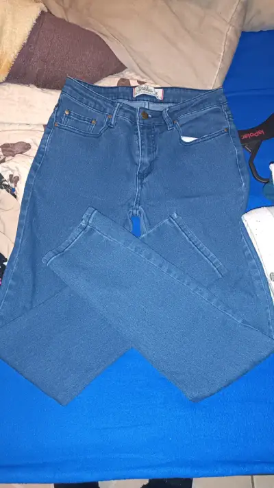 Jeans azul oscuro para mujer Original Denim - miniatura 1