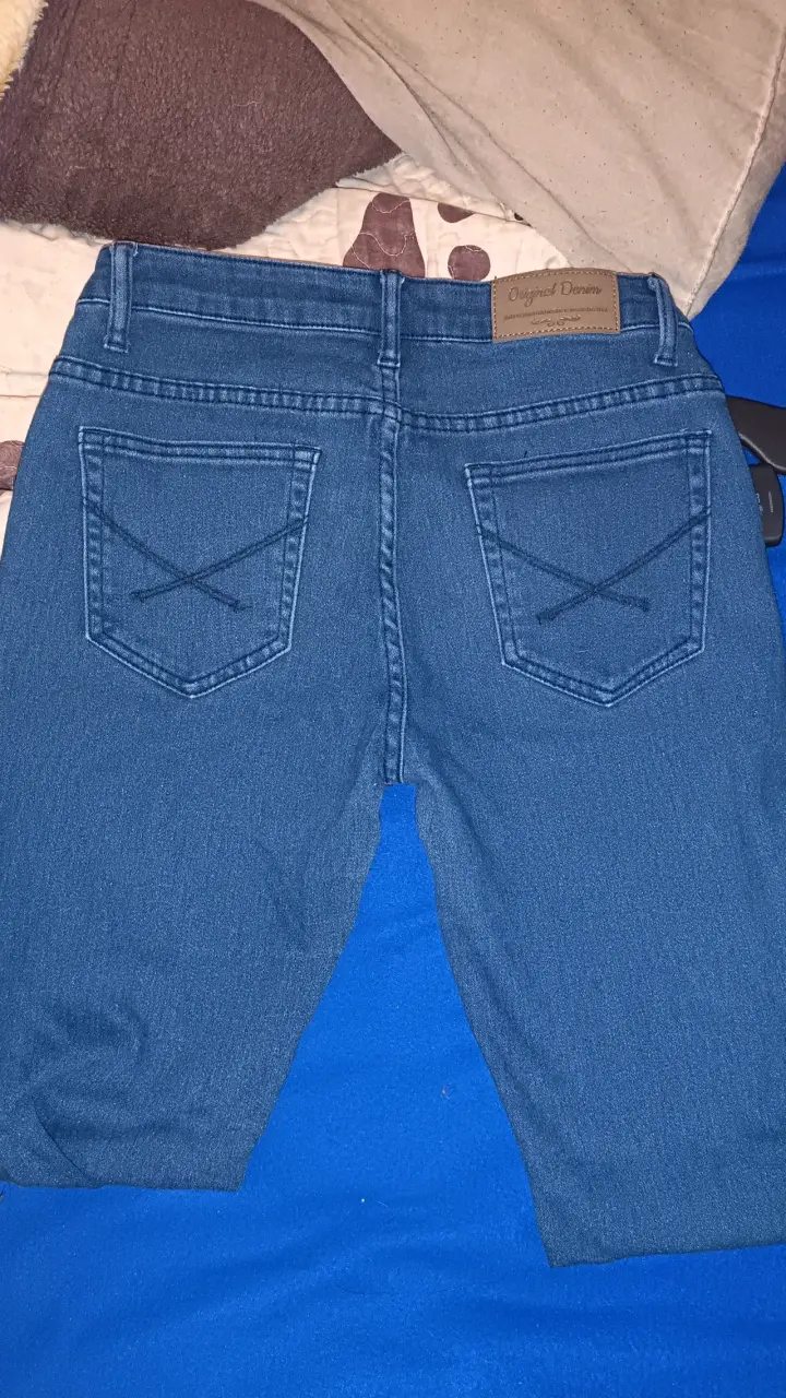 Jeans azul oscuro para mujer Original Denim - 2