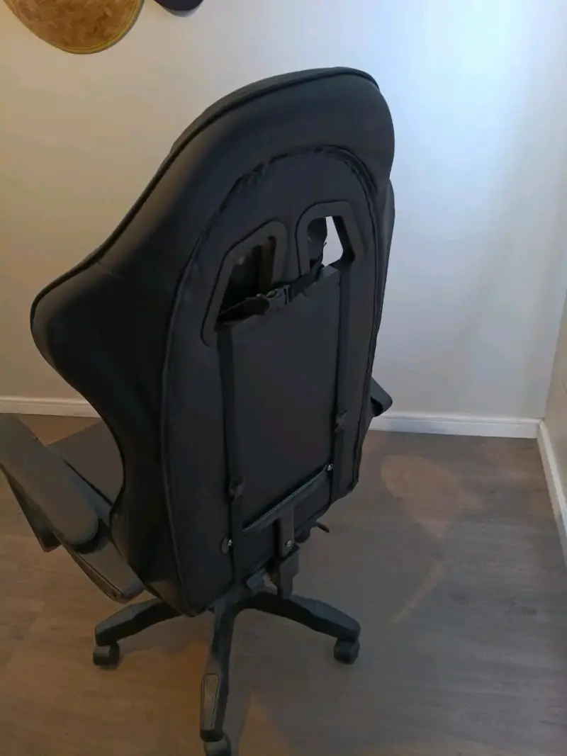 Silla gamer ergonómica Vidita negra - 2