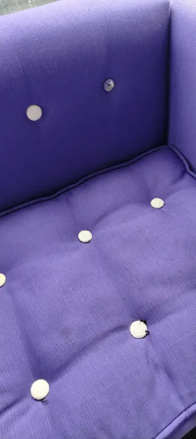 Mini Sofá 2 cuerpos morado - miniatura 3