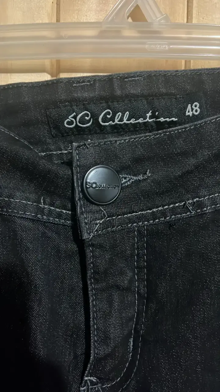 Jeans negros SC Collection talla 48 - 2