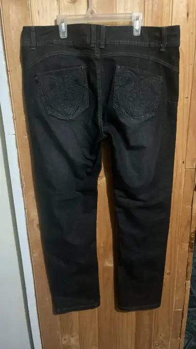 Jeans negros SC Collection talla 48 - miniatura 3