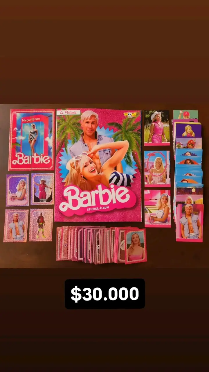 Álbum de stickers Barbie La Película