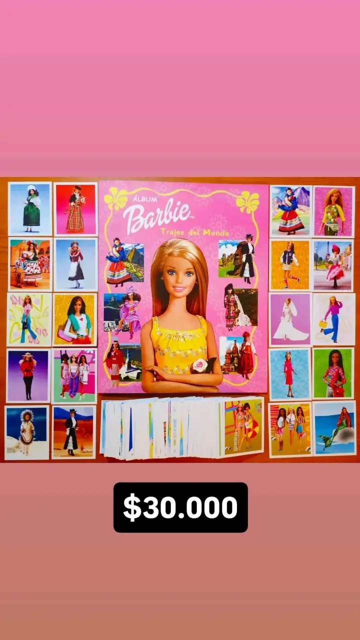 Álbum Barbie Trajes del Mundo completo