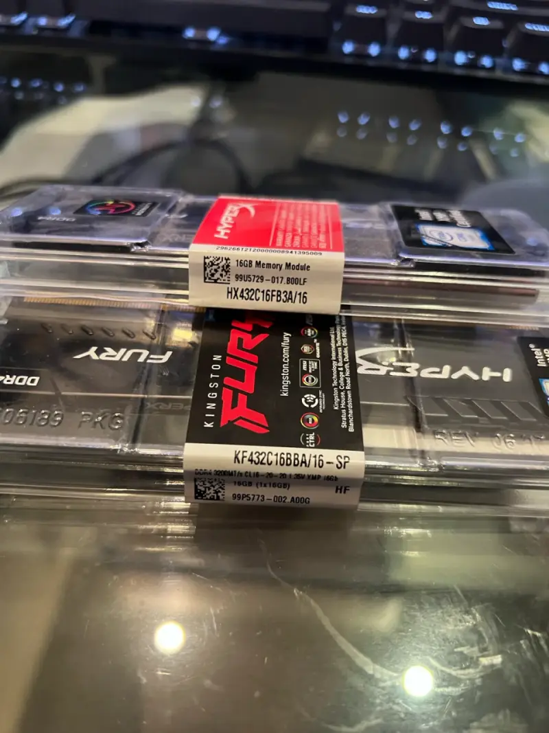 Memoria RAM HyperX Fury DDR4 2x8GB 3200MHz - 3