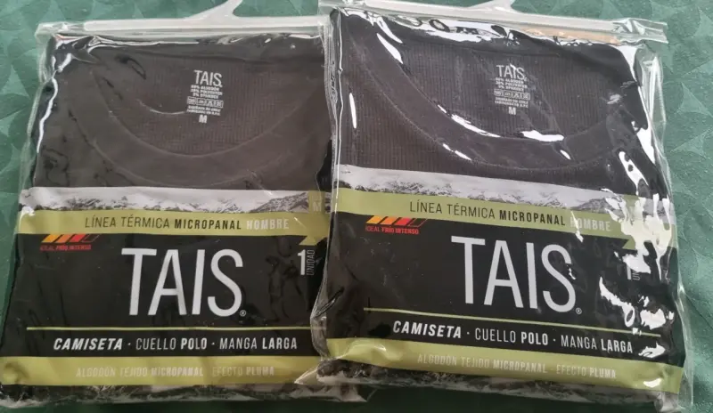 2 camisetas térmicas negras Tais para hombre - 2
