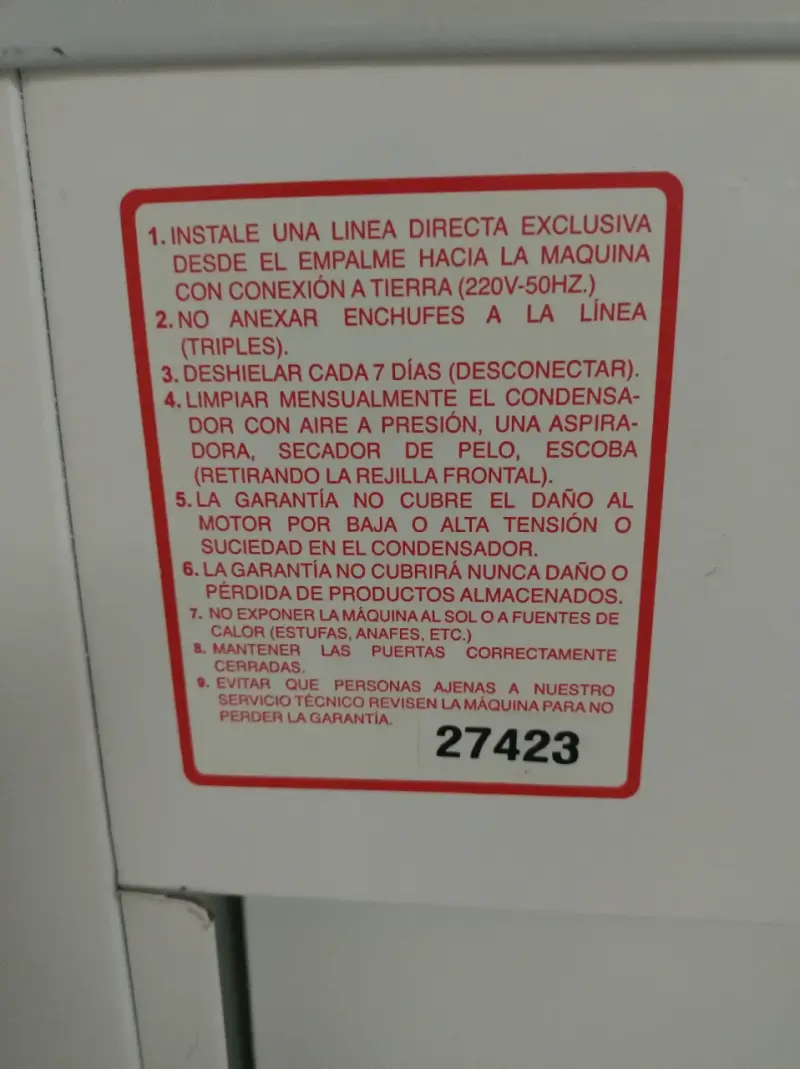 Congelador horizontal con tapa de vidrio M15 - 5