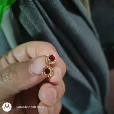 Aritos de oro de niña - miniatura 1
