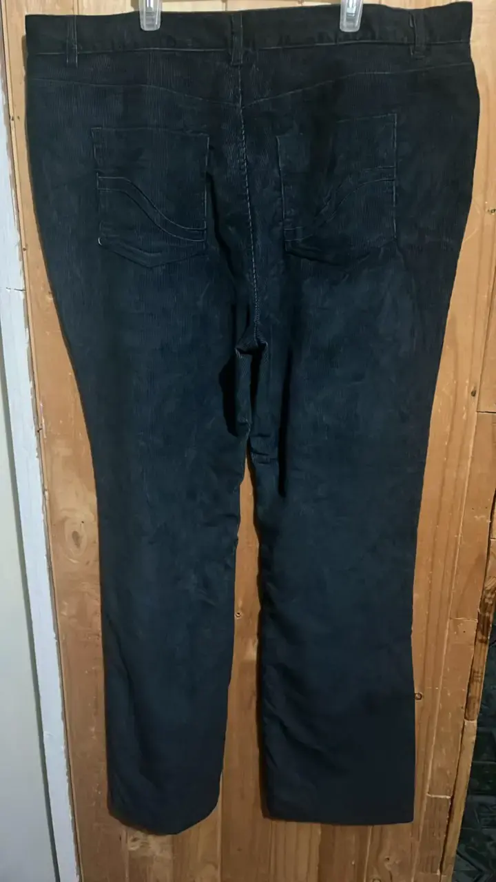 Pantalones de cotele azul marino  unisex - 2
