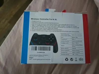 Control inalámbrico para Nintendo Switch con luces LED - miniatura 3
