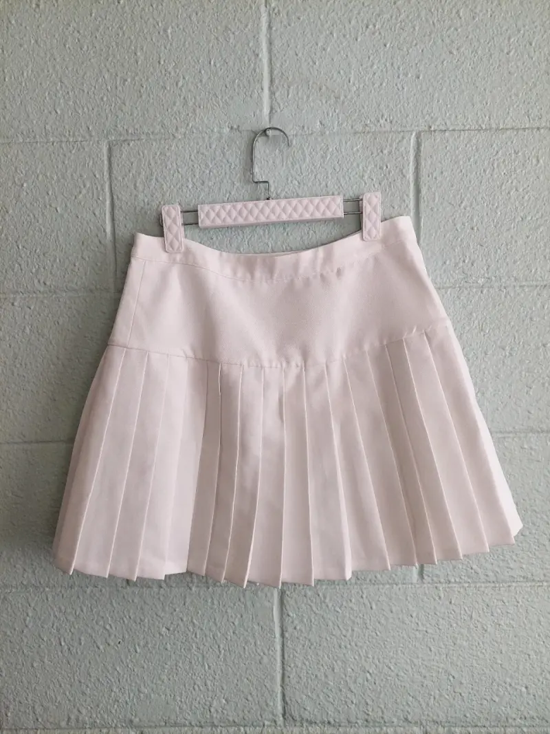 Falda plisada blanca Lacoste para mujer - 2