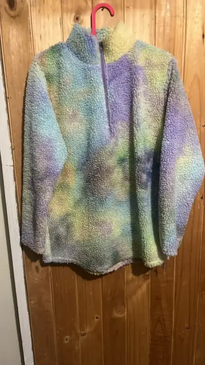 Polerón de lana multicolor para mujer M/L - miniatura 1