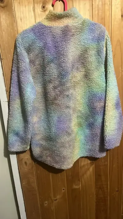Polerón de lana multicolor para mujer M/L - miniatura 2