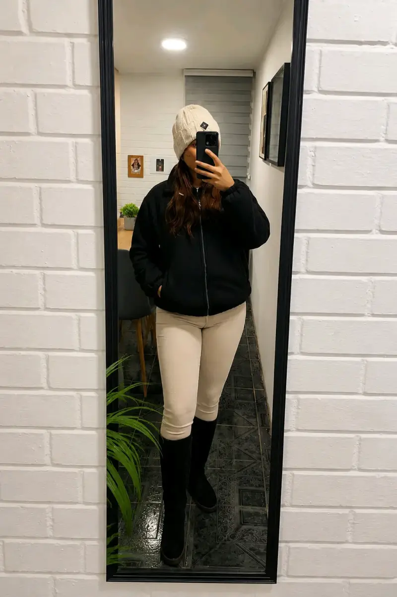 Chaqueta forrada COMPLETA !! 🤎🖤 - 1