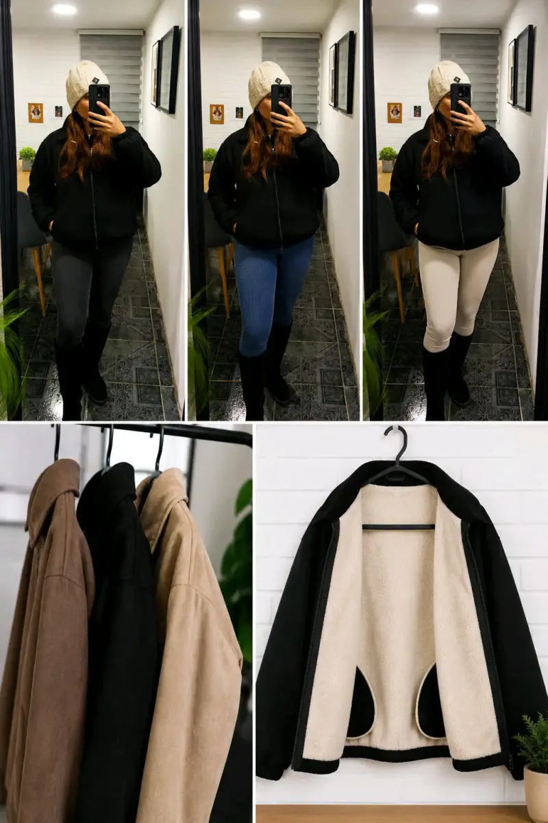 Chaqueta forrada COMPLETA !! 🤎🖤 - 3