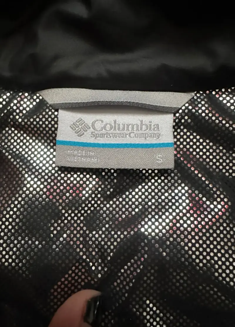 Chaqueta Columbia negra mujer pluma 850 - 2