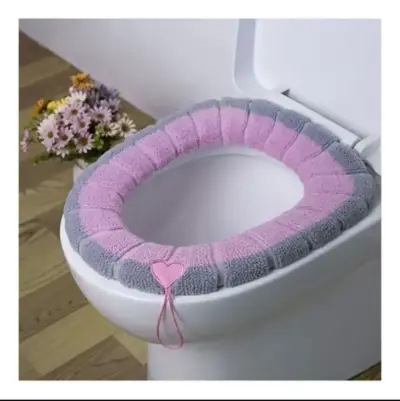 Cojín de Felpa para Asiento de Inodoro - miniatura 2