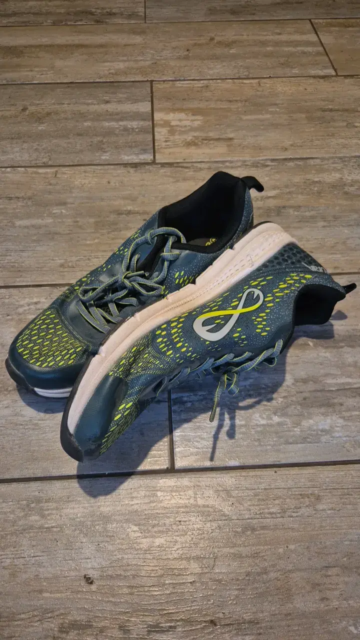 Zapatillas deportivas hombre verde y amarillo - 2