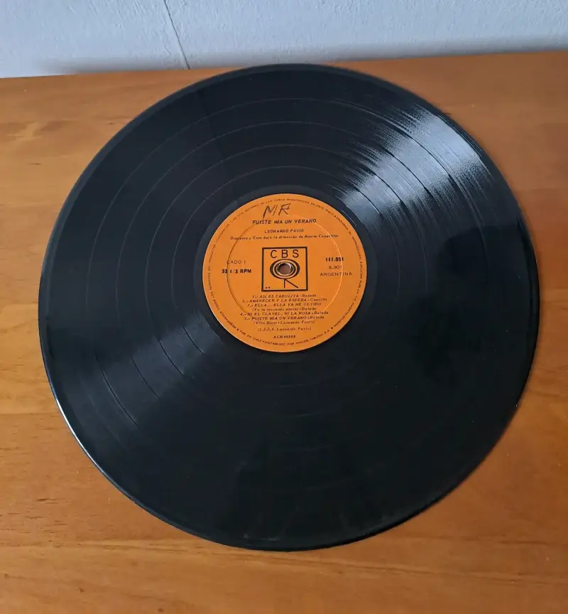 Vinilo Leonardo Favio Fuiste Mía Un Verano - 3