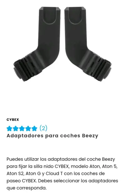 Adaptadores para coche Cybex Beezy - miniatura 4