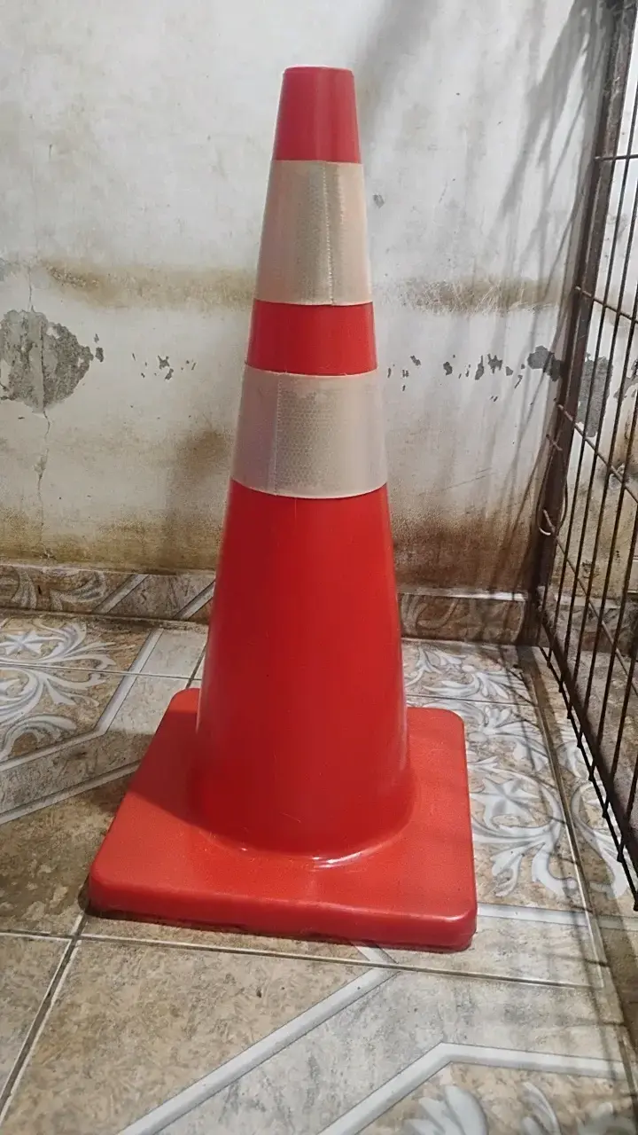 Cóno vial de 70 cm rojo - 2