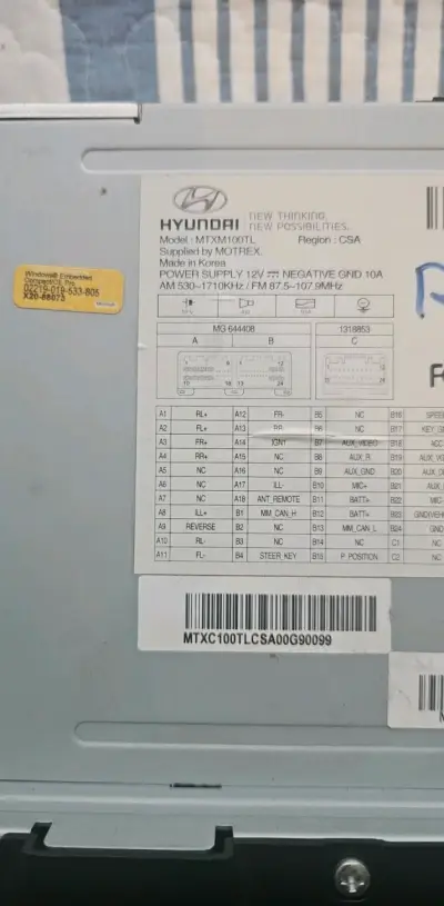 Radio con pantalla Hyundai tucson con GPS - miniatura 4