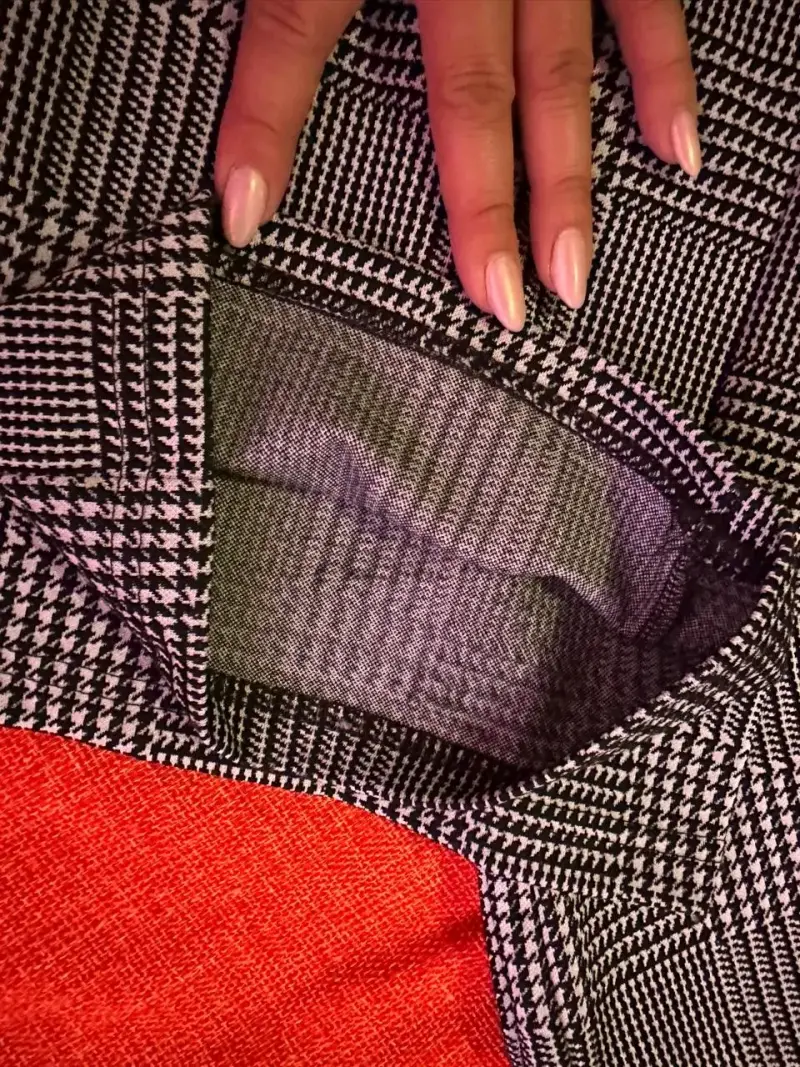 Pantalones de vestir a cuadros para mujer - 3