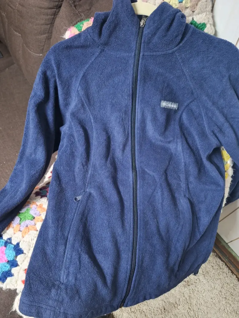 Chaqueta polar Columbia azul marino - 5