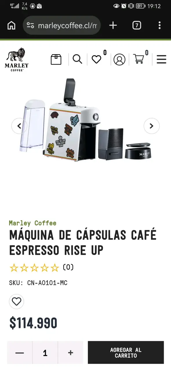 Máquina de Café Espresso Marley Coffee - 4