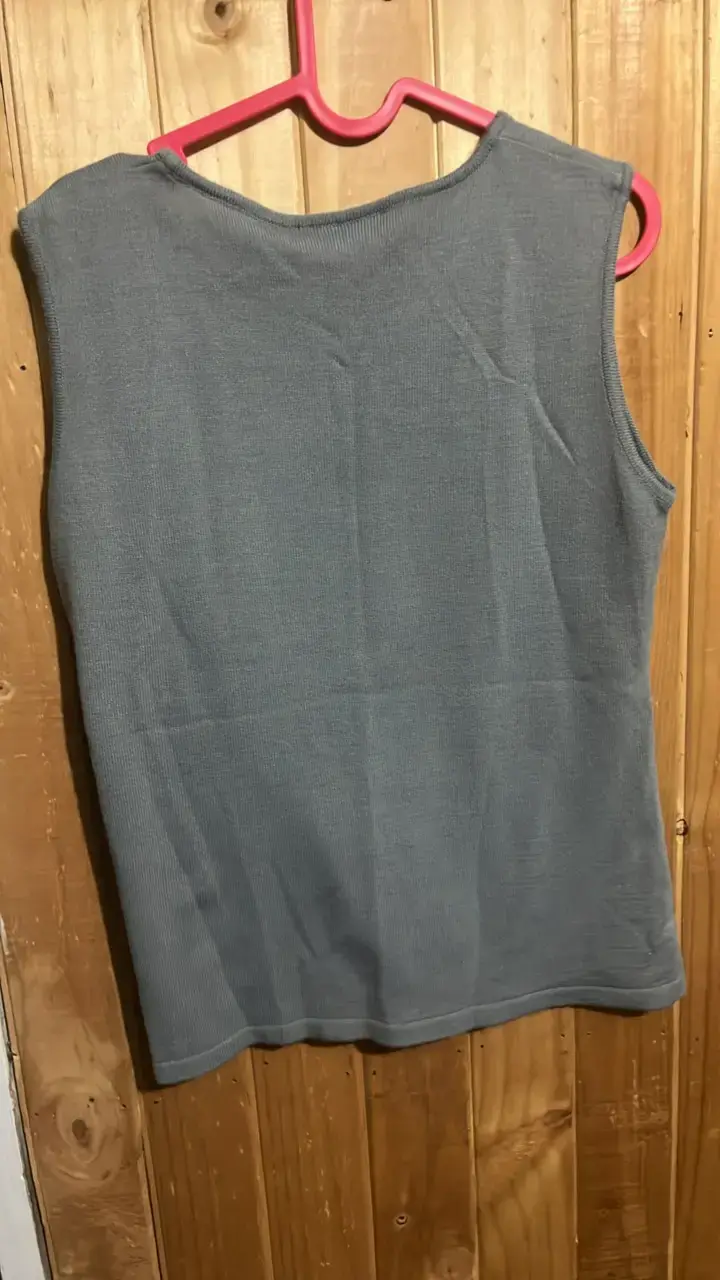 Blusa sin mangas gris Sag Harbor - 3