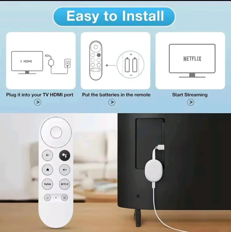 Control remoto Chromecast de  Google Smart TV - 2