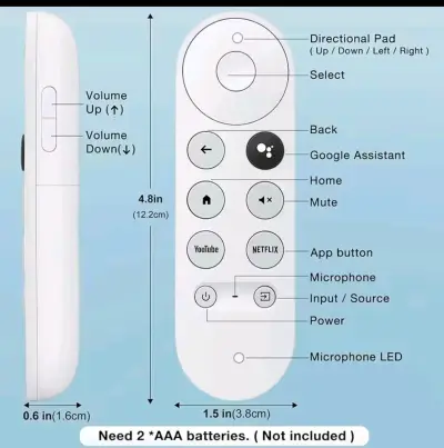 Control remoto Chromecast de  Google Smart TV - miniatura 4