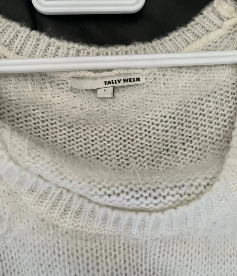 Suéter blanco de lana Tally Weijl para mujer - 4